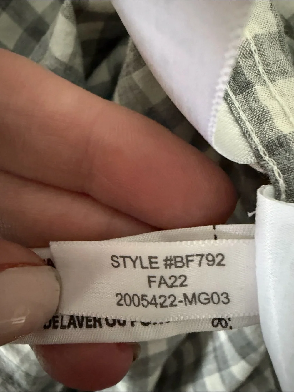 J.Crew Secret Wash Gingham Organic Cotton Button Down Shirt Gray White XL